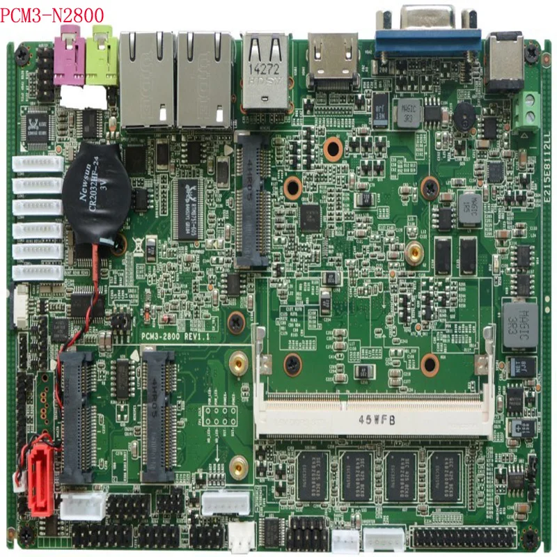 3 5 дюймовая Встроенная Материнская плата с 2 * SATA 6 COM USB Intel Atom N2800 процессор x86 mini itx