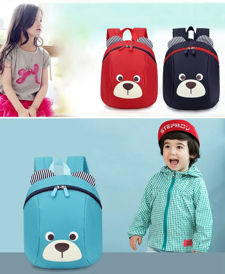 Aged 1-3 Toddler backpack Anti-lost kids baby bag cute animal dog children backpacks kindergarten school bag mochila escolar 3