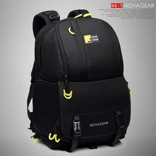 NOVAGEAR 6615 DSLR Camera Bag Photo Bag Camera Backpack Universal Large Capacity Travel Camera Backpack For Canon/Nikon Camera practical camera bag travel backpack camera lens for nikon canon water resistant