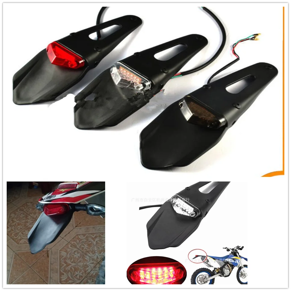 

new Motorcycle pitbike Fender Mudguard Brake Stop Rear Tail Light lamp for YAMAHA YZ80 85 YZ125 250 YZ250F YZ426F 450F YZ250X