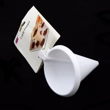 Простые в эксплуатации конфеты Воронка белые пластиковые формы для шоколада тесто Воронка кекс диспенсеры инструмент для выпечки