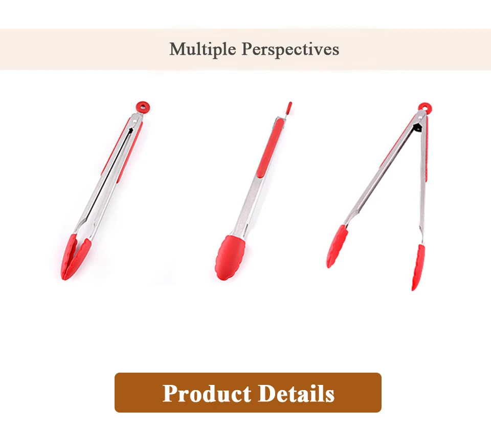 27 cm and 35cm Food Grade 100% Silicone food tong Kitchen Tongs utensil Cooking Tong clip Clamp Salad Serving BBQ tools14