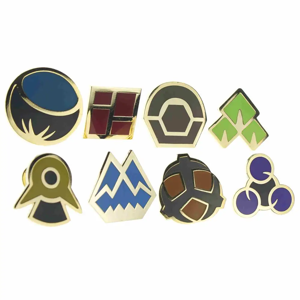Pokemon Box Medaglie Hoenn Badges Spille