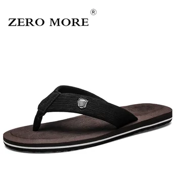 

ZERO MORE Outside Home Slippers Men Summer Fashion 2019 Solid Slip On Mens Shoes Flip Flops EVA Beach Shoes Light Weight