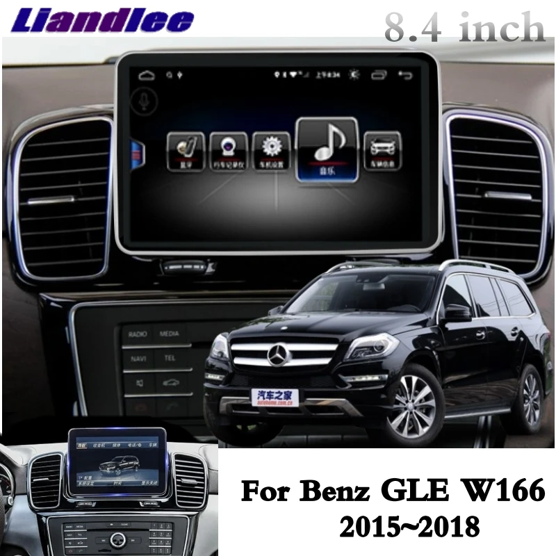 Top Liandlee Car Multimedia Player NAVI CarPlay Adapter For Mercedes Benz MB M GLE ML W166 2011~2018 Car Radio GPS Navigation 1