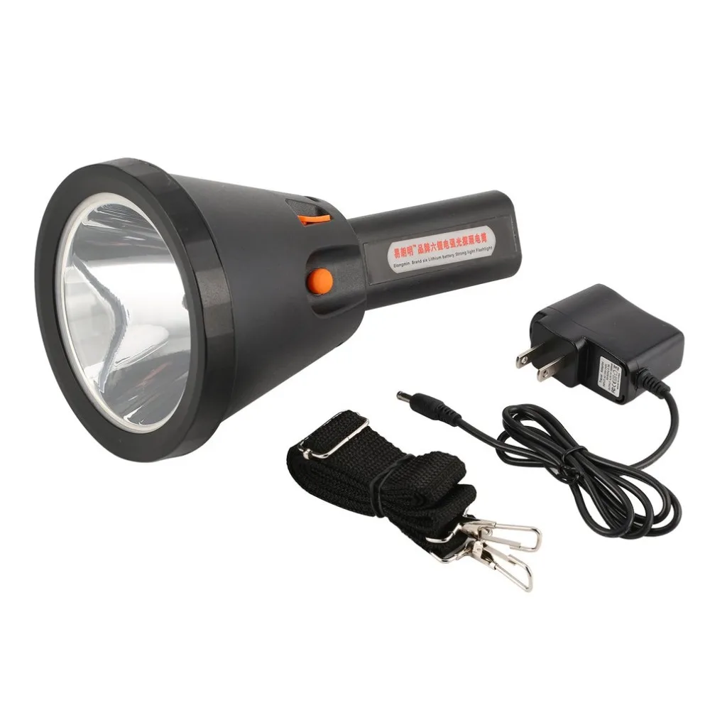 

Flashlight 6000 Lumens Bright Spotlight 18000 MA Rechargeable LED Searchlight Handheld Tactical Electric Torch Lamp 2 Mode