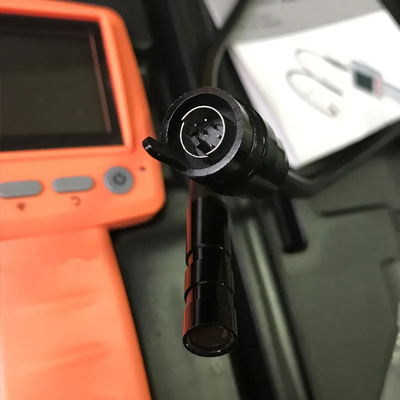 Промышленный эндоскоп с датчиком освещенности трубопровода автомобиля внутри камеры, чтобы просмотреть Вращение экрана