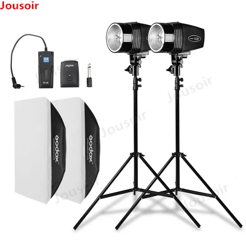 Godox 360Ws 2x K-180A строб студия Flash Light Комплект с RT-16 триггера и 2x50x70 см Softbox и 2x190 см Свет Стенд CD50