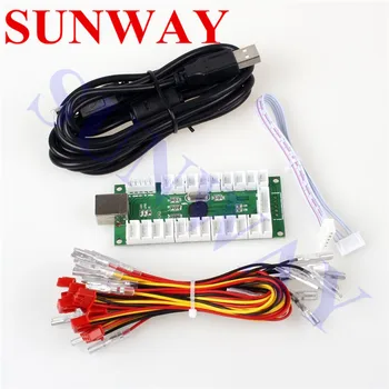 

Arcade LED USB Encoder Board PC Fit Arcade Joystick LED Push Buttons To XBOX 360 For Windows For Android System & MAME