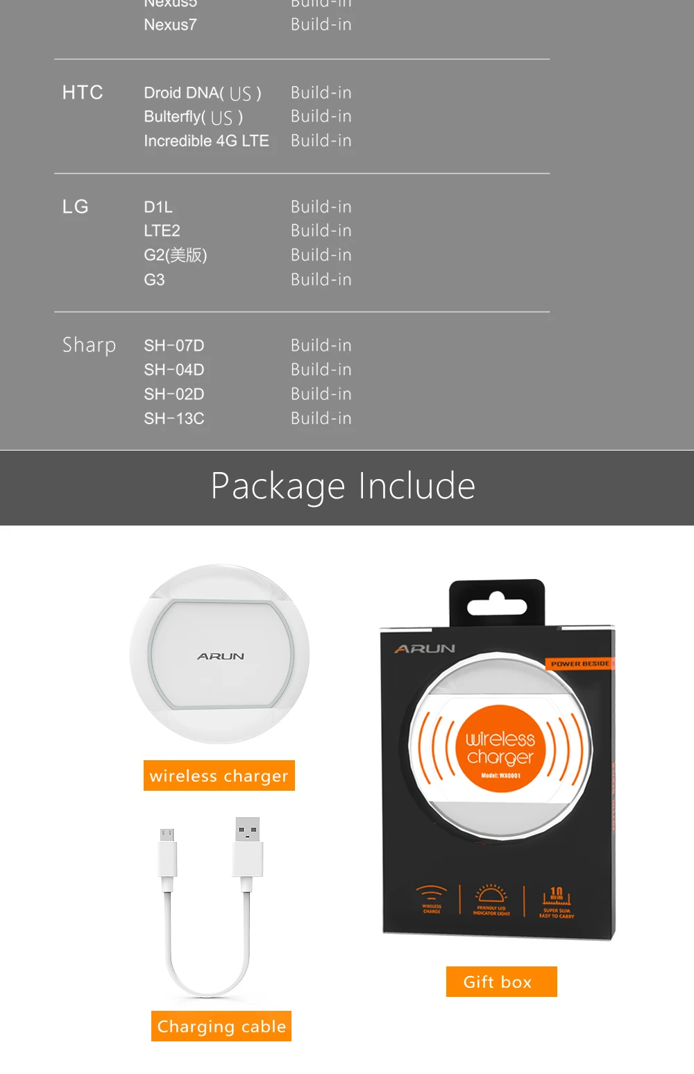 ARUN WX0001  Wireless Charger (5)