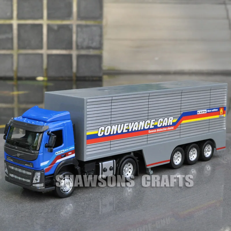 

1:50 DIECAST METAL VOLVO CONTAINER TRUCK MODEL TOYS REPLICA SOUND & LIGHT