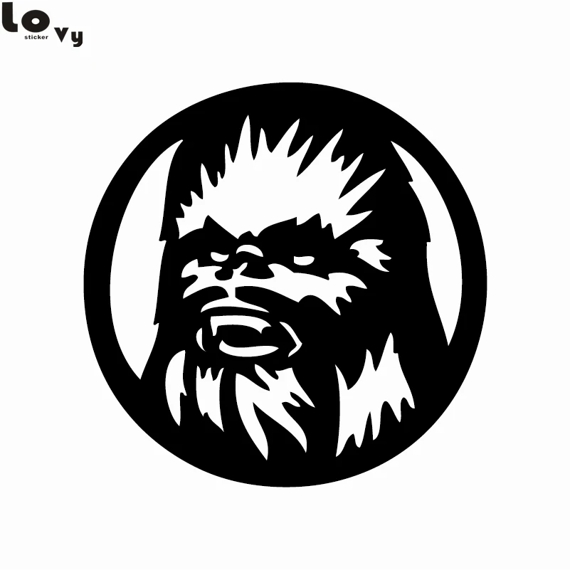 chewbacca car decal