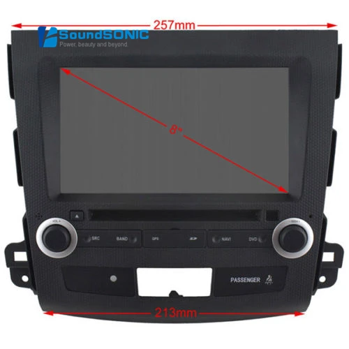 Android 4.4.4 для Mitsubishi Outlander XL EX 2007 2008 2009 2010 2011 Автомобильный DVD GPS навигатор Авторадио
