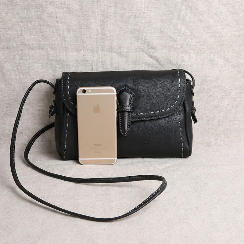 AETOO Original handmade women leather handbags mini bag leather leather shoulder bag Messenger bag simple