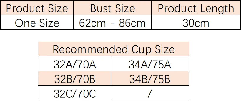 size chart A0027
