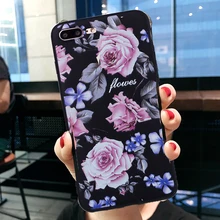 

EA PHUNDAS Soft TPU Case for Iphone 6 6s Plus Flamingo Flower silicone Cases for iphone X 6s 6 7 8 Plus 9 9 Plus Case back Cover