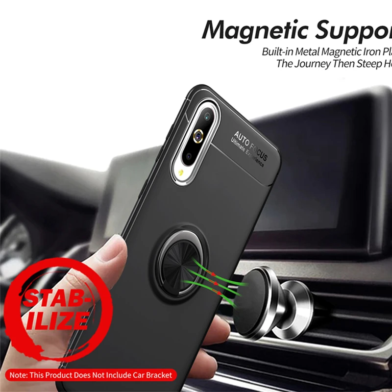 

Cover Case for Xiaomi CC9 8 9 SE 5X 6X A1/2 Mi Play TPU Hidden Kickstand with Car Magnet Case for mi mix2/2s max2/3 Cover Fundas