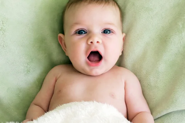 Home Decoration Lovely Cute Baby Face Portrait Silk Fabric Poster