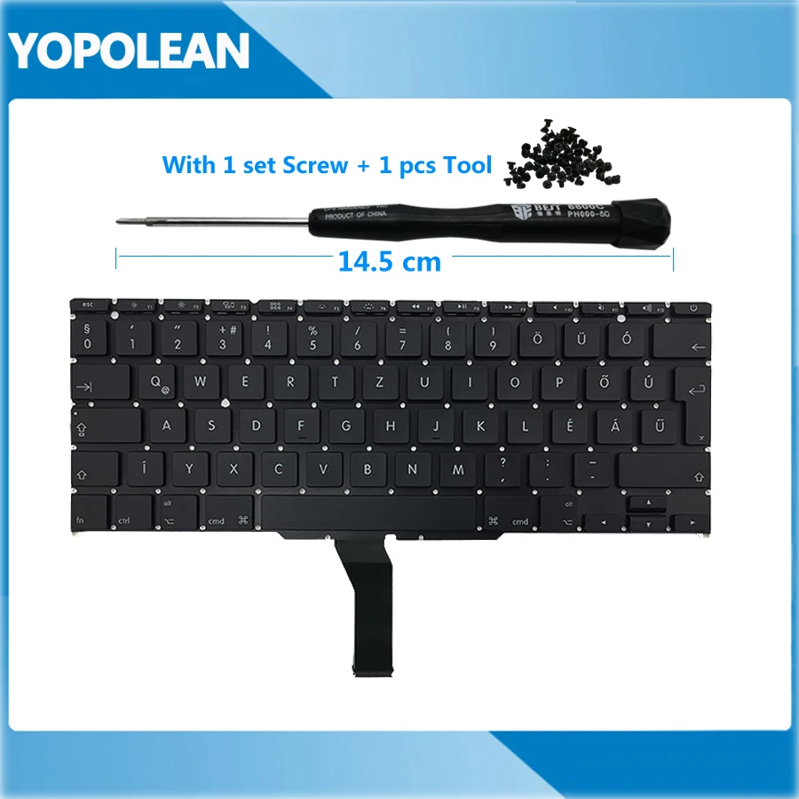 

New Hungary Hungarian Keyboard For Macbook Air 11" A1465 A1370 2011-2015 Years