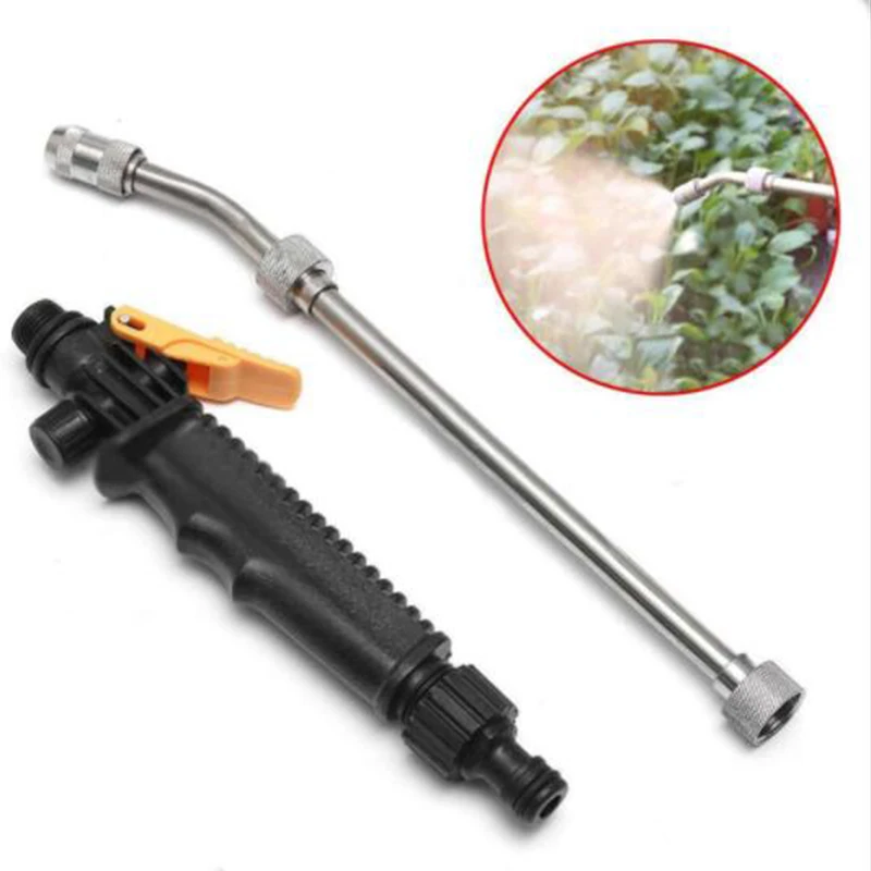 Water Gun Washer Spray High Pressure Garden Car Adjustable Pole Sprayer Wand Lance Nozzle Multi Function Power With handle