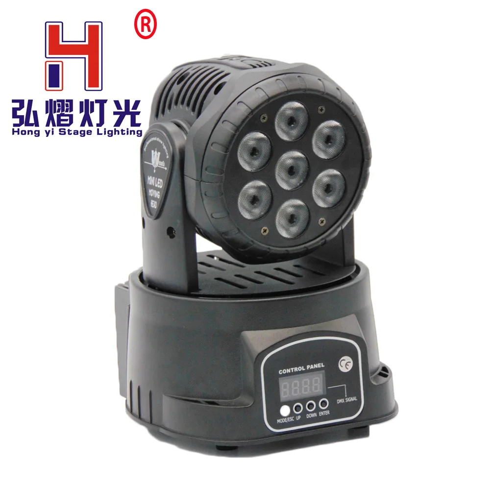 

Mini Moving Head Light 4In1 RGBW LED 2x12W wash Light Strobe Effect Professional stage light for KTV Club Bar Party Disco DJ