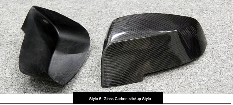 Для BMW F20 F21 F22 F23 F30 F31 F34 F32 F33 F36 F87 i3 E84 автомобильные аксессуары замена углеродного волокна накладки на автомобильные зеркала Caps Shell - Цвет: Style 5