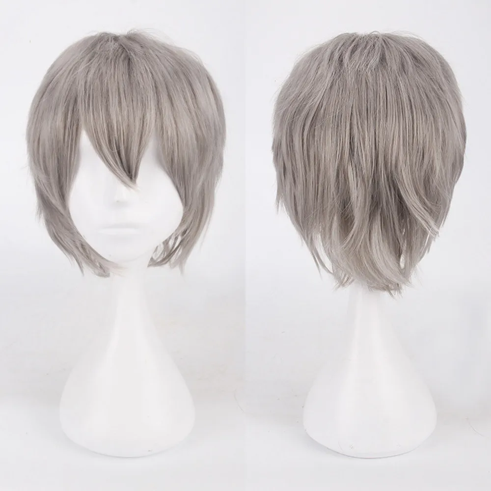 SALE Unisex Fashion Multi Color Short Straight Hair Wig Anime Party Cosplay Full sell Wigs 35cm High Temperature Fiber Gift SALE Unisex Fashion Multi Color Short Straight Hair Wig Anime Party Cosplay Full sell Wigs 35cm High Temperature Fiber Gift
