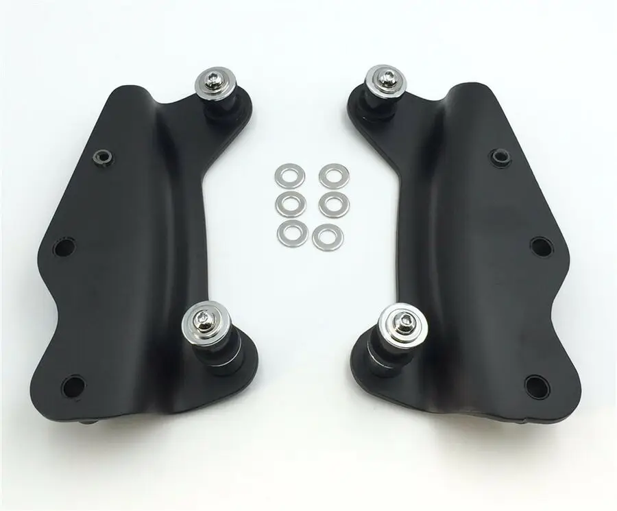

Black Chrome 4 Point Docking Hardware Kit For Harley Davidson Touring models 2009 2010 2011 2012 2013