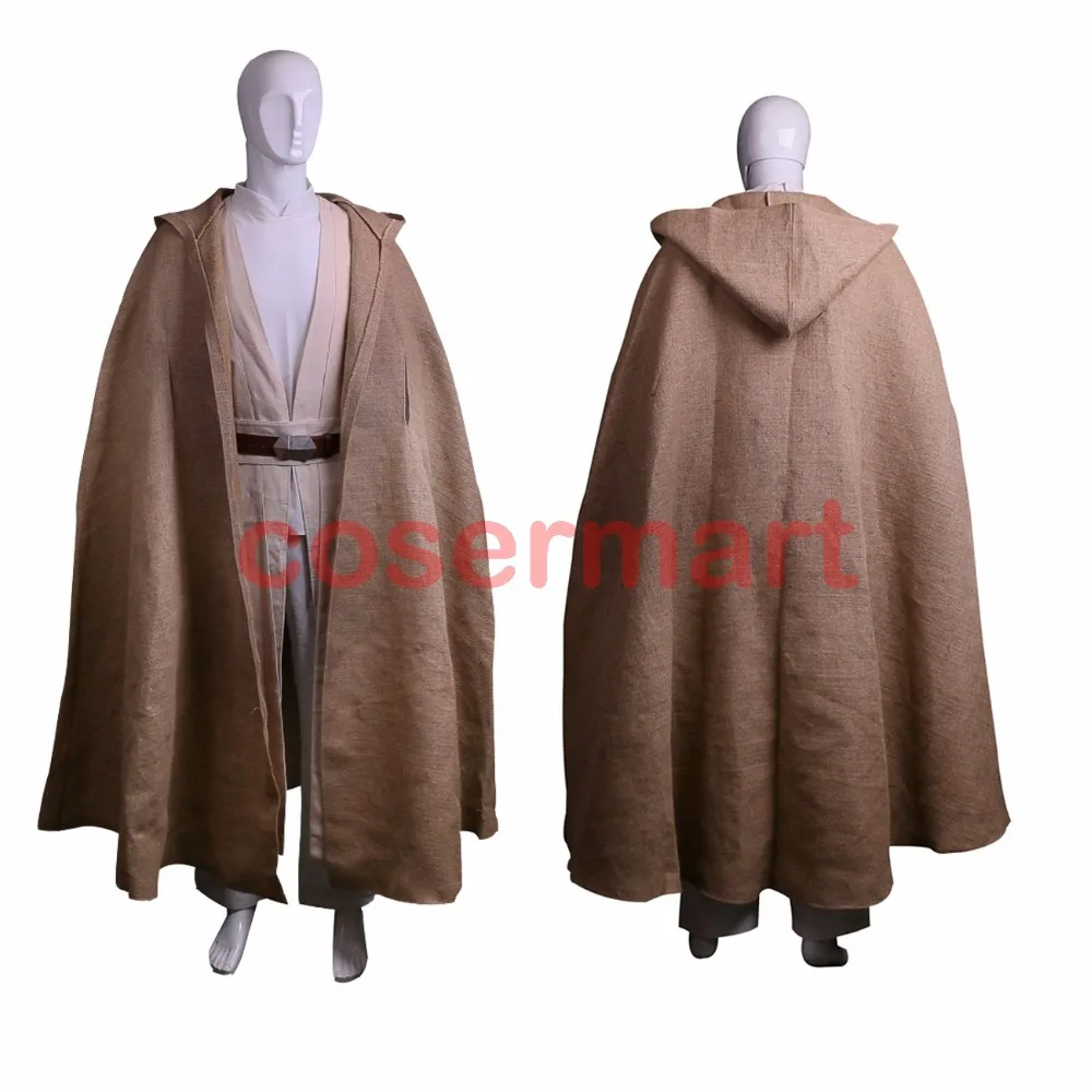 Free Shipping NEW Star Wars Jedi Luke Skywalker Custom Cosplay Costume Made Full Set COS Halloween Costume Christmas (2)