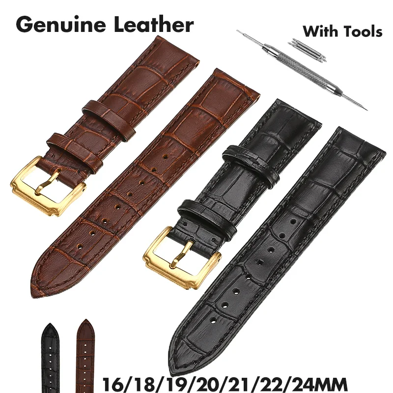 Купить Ремешок Для Часов Genuine Leather