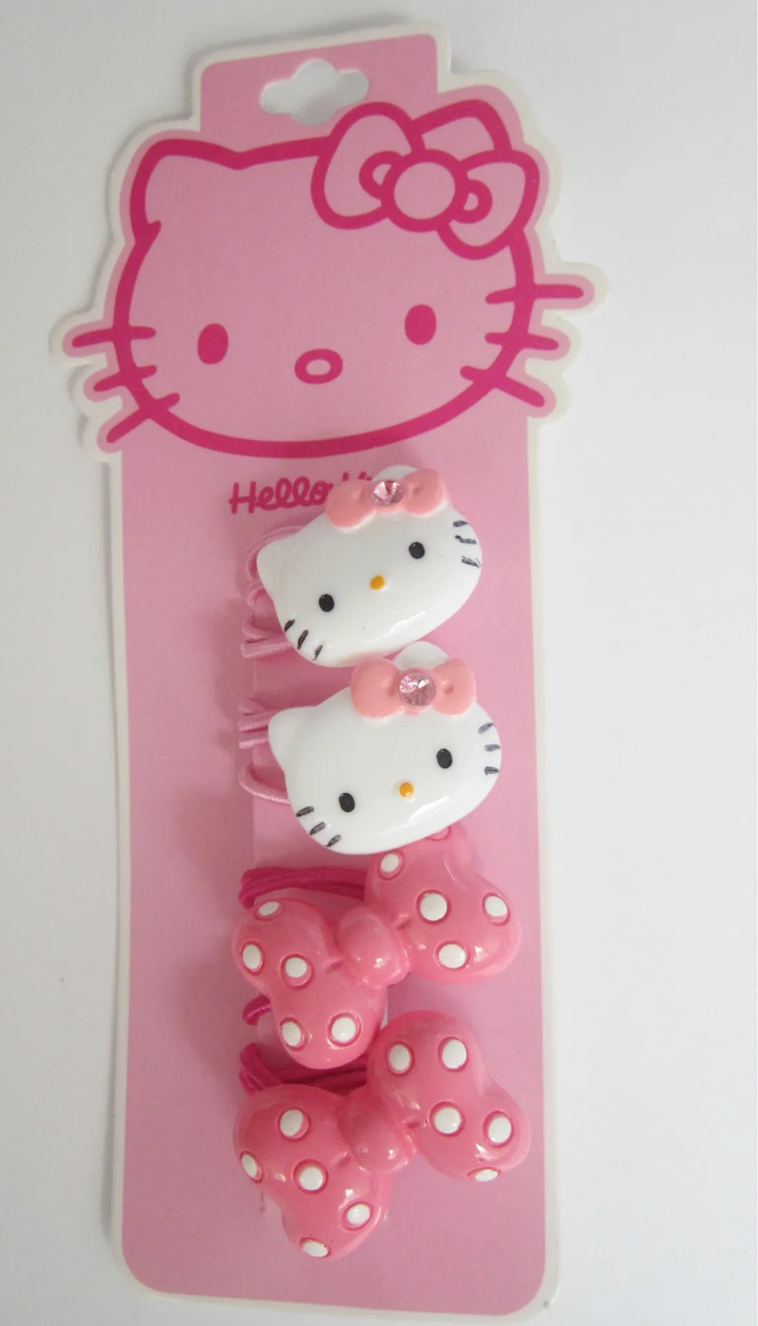 Модные детские головные уборы, Элегантные Заколки для волос hello kitty, резинки, резинки, аксессуары для волос, заколки резинки для волос для детей