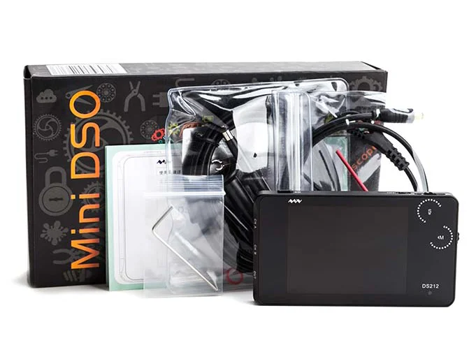 Мини ARM DSO212 DS212 цифровой осциллограф Портативный Nano портативная полоса