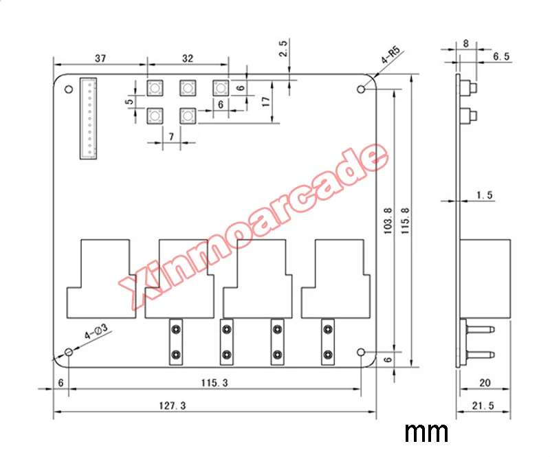 X JY-21 4 Device Timer Board 07