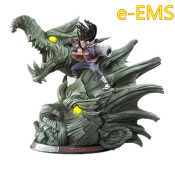 

NARUTO Ninja Senju Hashirama Yellow Glowing Eyes Wood Dragon 1/8 GK Resin Statue Action Figure Model Toy G2352