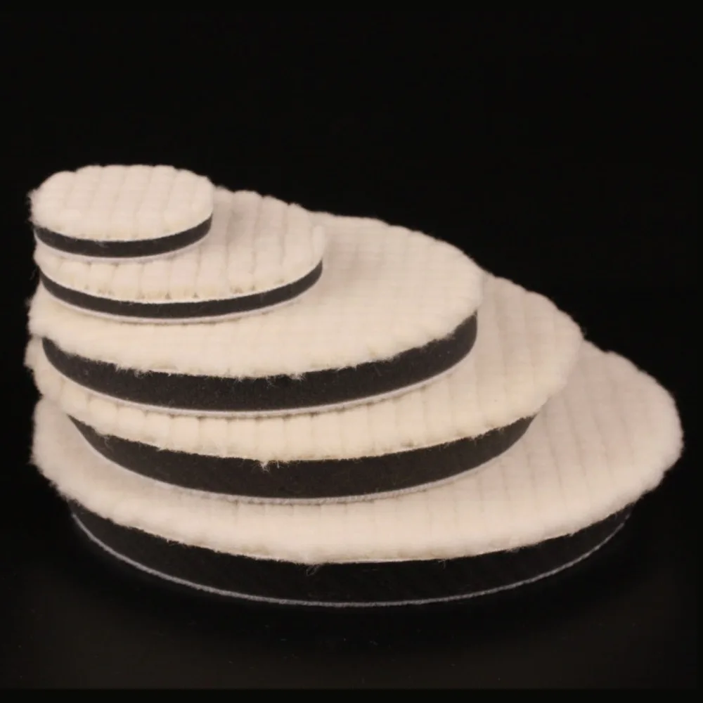 

2Pcs 2/3/4/5/6/7 Inch Lambs Woolen Polishing Pad For Car Polisher Detail Mirror Finish Polish Dia. 50/80/100/125/150/180mm New