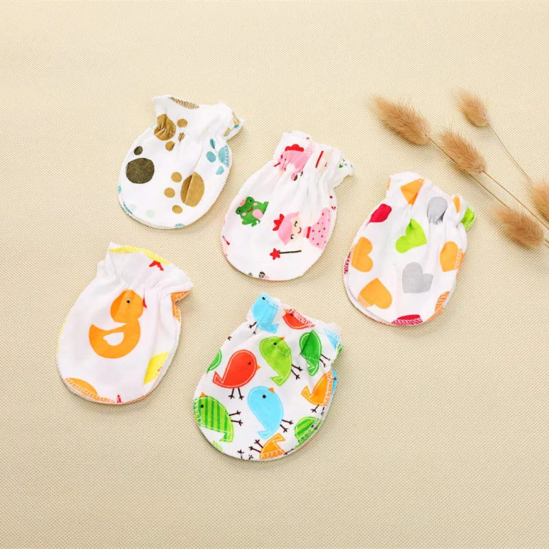 

Fashion Baby Anti Scratching Gloves Newborn Protection Face Cotton Scratch Mittens Baby gloves