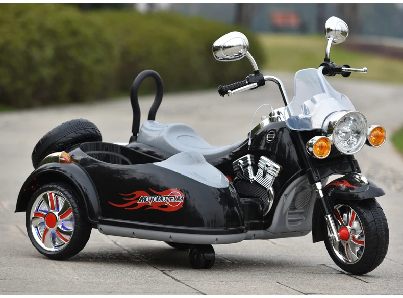 Электромобиль мотоцикл с коляской. Мотоцикл двухместный. Мотоцикл детский двухместный электрический.