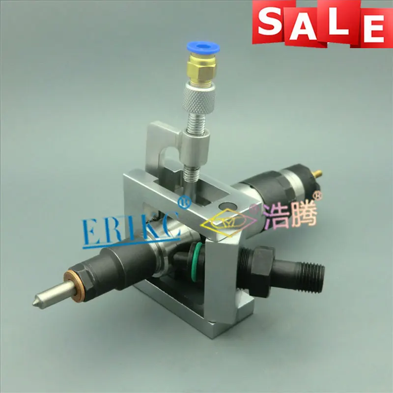 

ERIKC Auto Common Rail Injector Clamping Tool Universal Grippers Diesel Oil Return Device E1024004 for Bosch Series Injectors