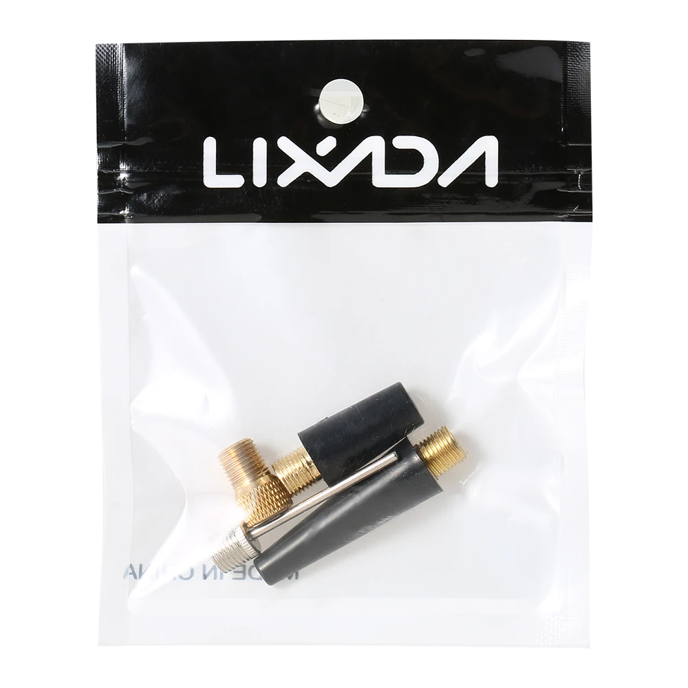 Lixada 4PCS Sport Ball Needle Nozzle Adapter Inflatable Air Valve Ball Pump Needle For Football Basketball Soccer Bike Tire