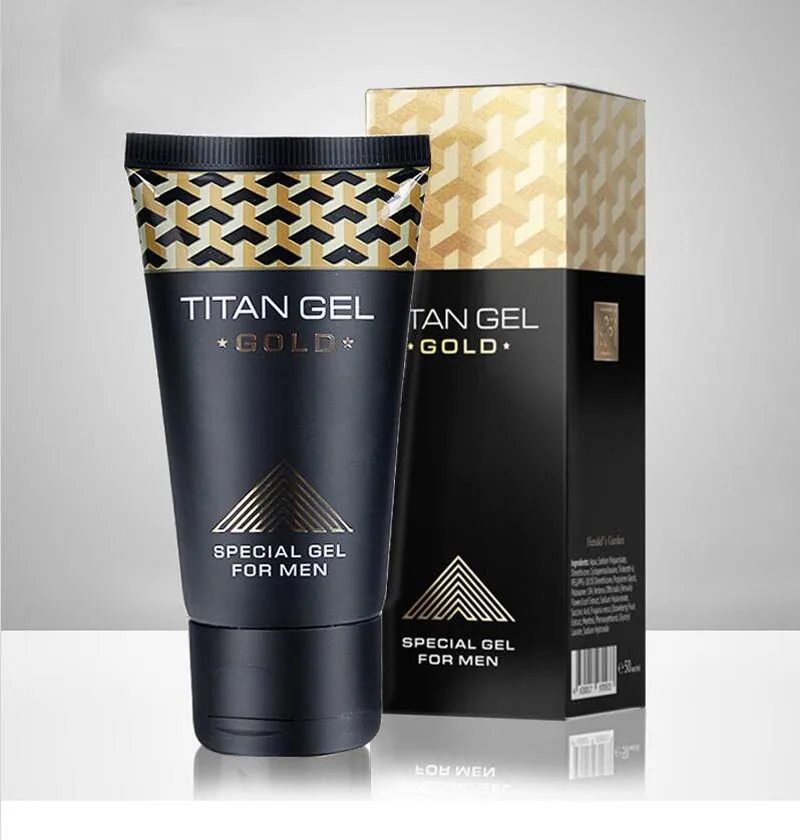 Горячая продажа 1 шт TITAN GEl золото интимный гель для человека пениса крем Дик рост