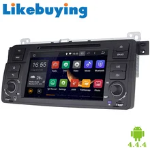 Likebuying 7” 1024*600 Quad Core Car Stereo For BMW E46 1999-2005 2 Din Android 4.4.4 Car DVD GPS Navigation Radio Bluetooth