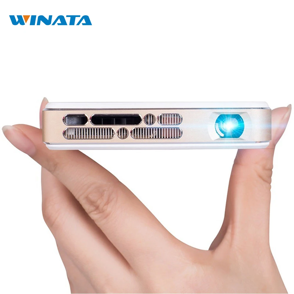 

Q6 Mini Pocket Projector Portable Multimedia HDMI Wifi Desktop Proyector 5000mAh Battery DLP Projector for iPhone/Android Mobile