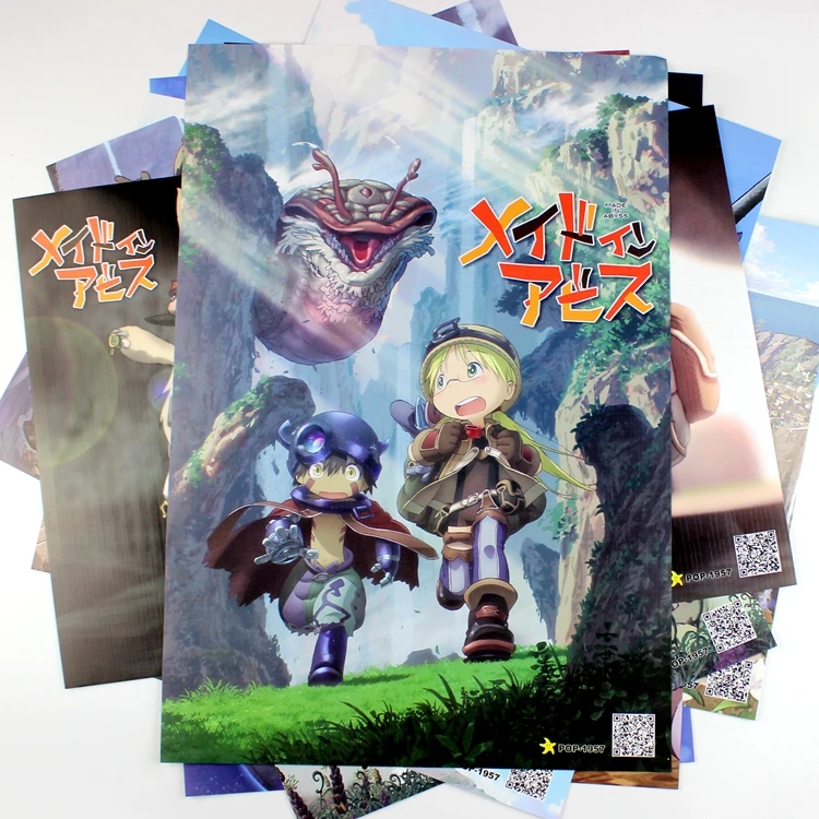

8*(42x29cm)Made in Abyss posters Anime posters Wall Stickers