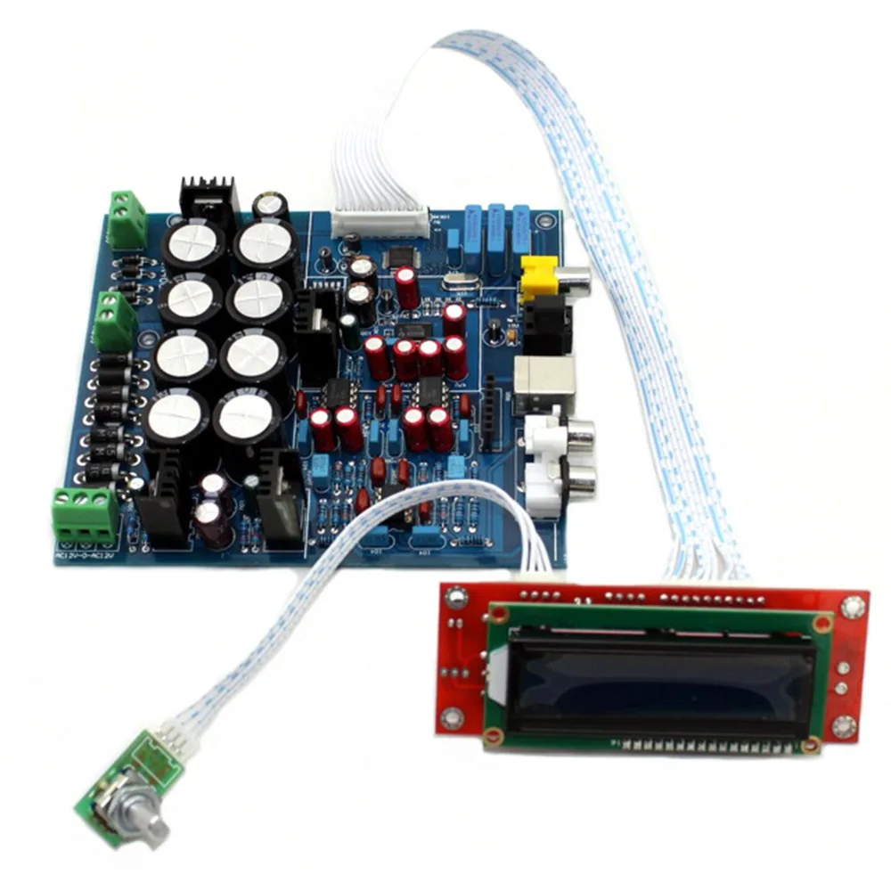 PCM1794+ AK4118+ AD827+ lcd USB DAC мягкое управление DAC декодер плата YJ00120
