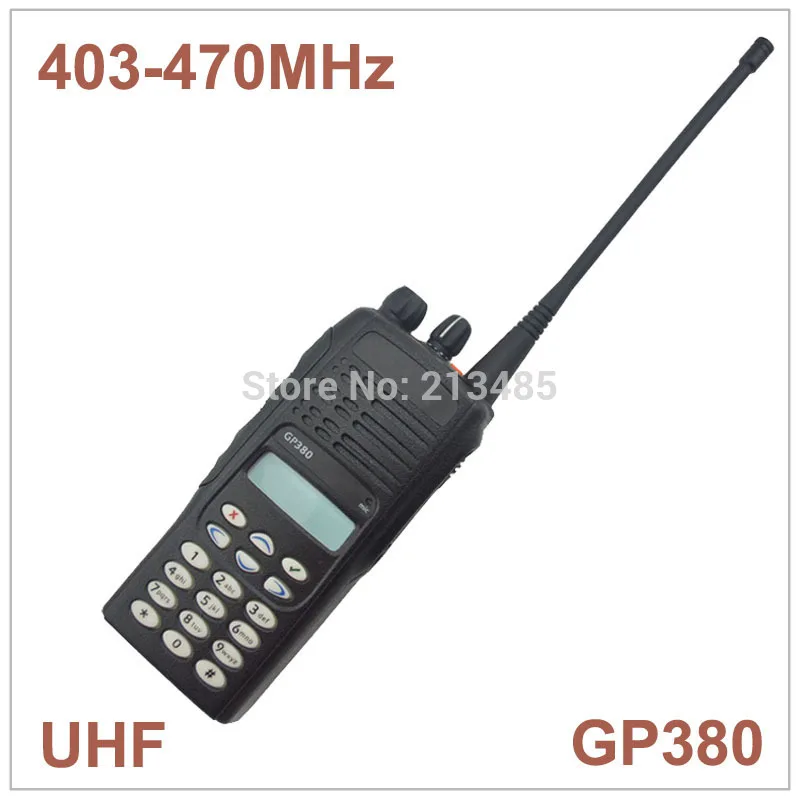 Иди и болтай Walkie Takie GP380 UHF 403-470 МГц профессиональная портативная Двусторонняя радиосвязь