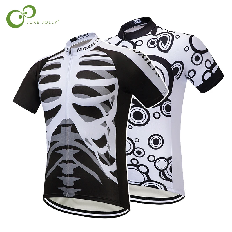 skeleton bike jersey