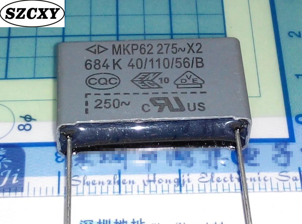 2 шт. MKP62 684K 275 В P = 27 5 мм 684 0 68 мкФ X2 C42P2684 31 5x12 5x21 мм|x2 laptop|x2 6000x2 pink |