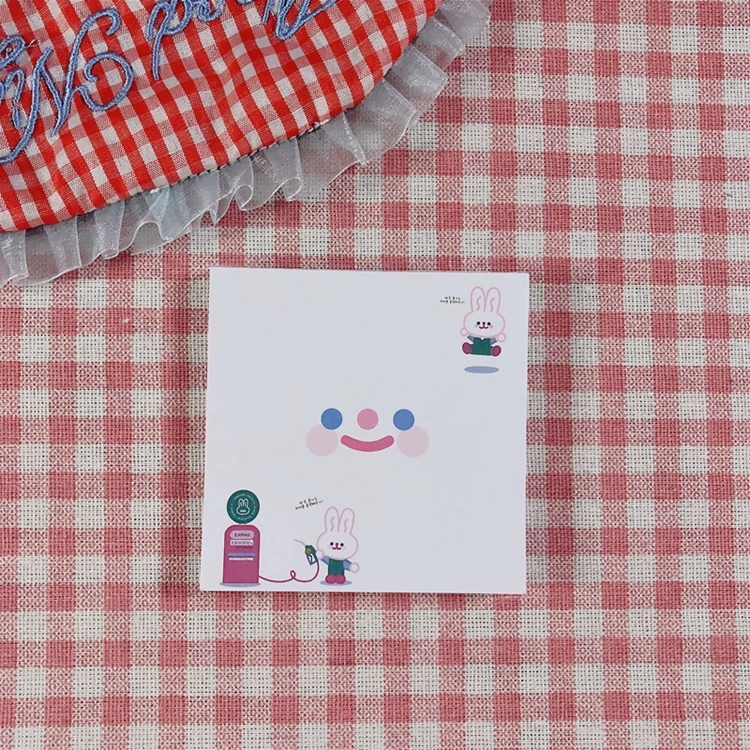 80 Sheets Kawaii Cloud Smile Face Series Memo Pad Paper Sticky Notes Cute Notepad Korean Stationery School Supply Kids Gift