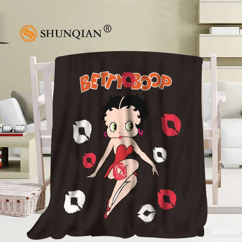 Милое одеяло Betty Boop 02, мягкое одеяло для дивана и кровати, детское теплое одеяло для взрослых, 56x80Inch50X60Inch40X50Inch - Цвет: 12