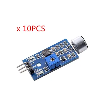 

10pcs Wholesale Sound Detection Sensor Module Sound Sensor Intelligent Vehicle